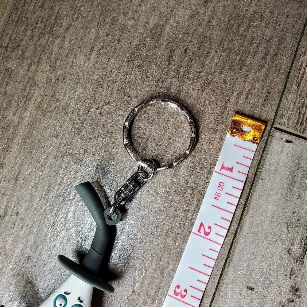 Disney Tim Burton Nightmare Before Christmas Double-Sided Mayor Keychain NWOT